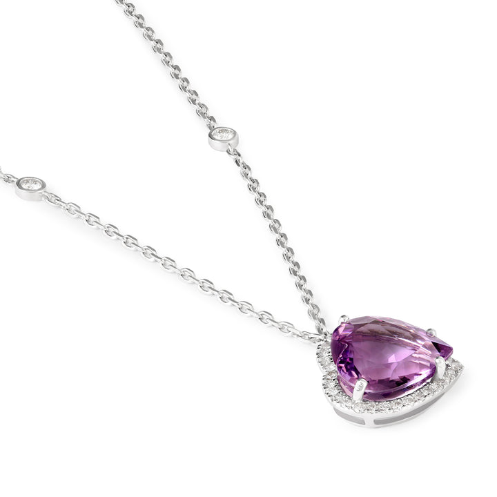 White Gold Diamond Pendant