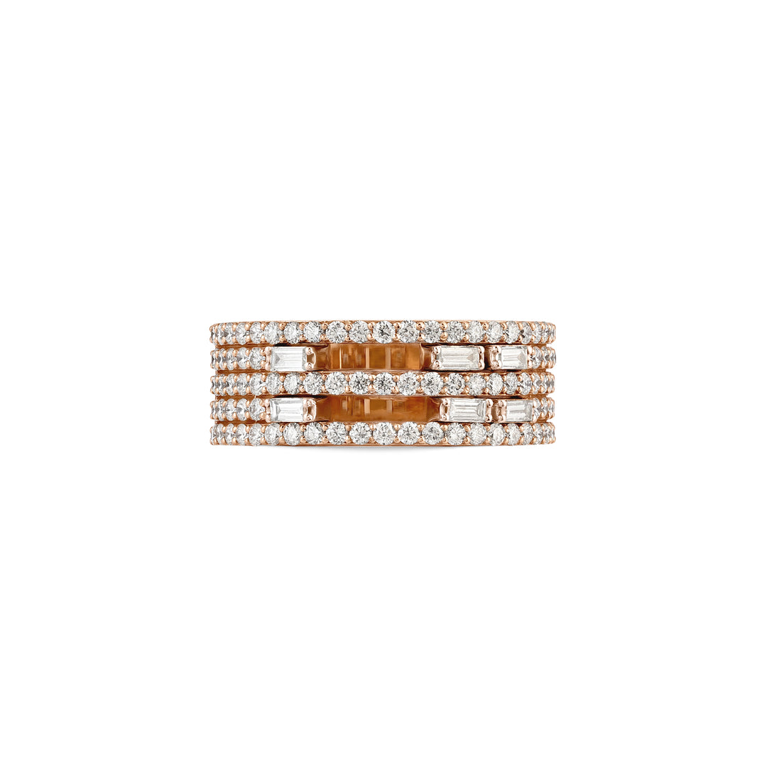 DILARA Rose Gold Diamond Ring