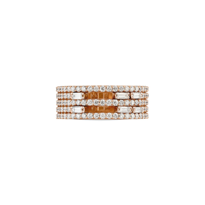 DILARA Rose Gold Diamond Ring