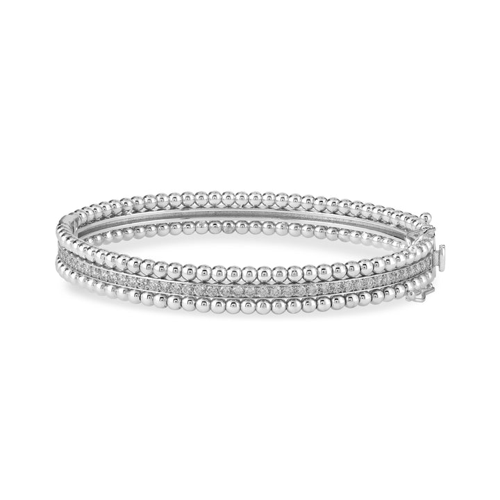 White Gold Diamond Bangle