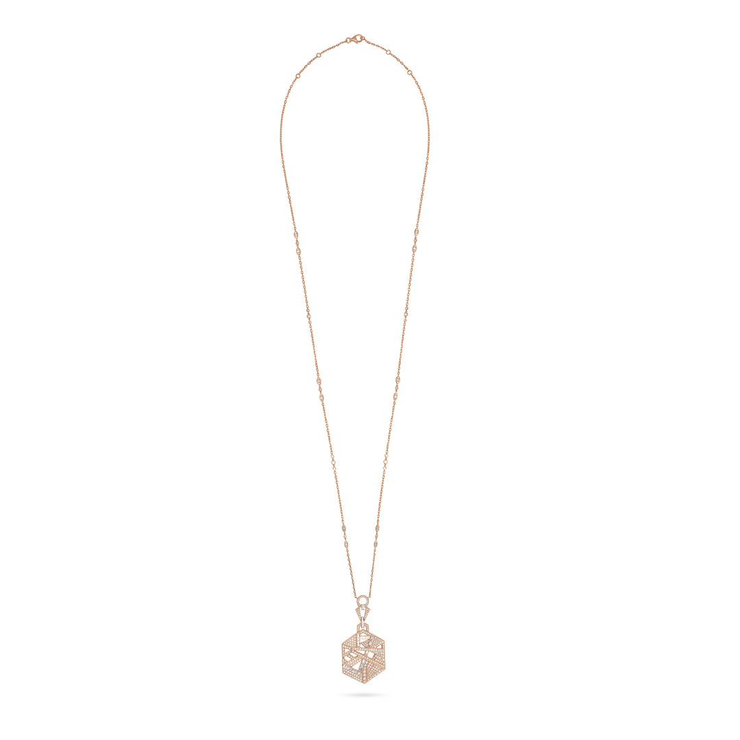 Rose Gold Diamond Pendant