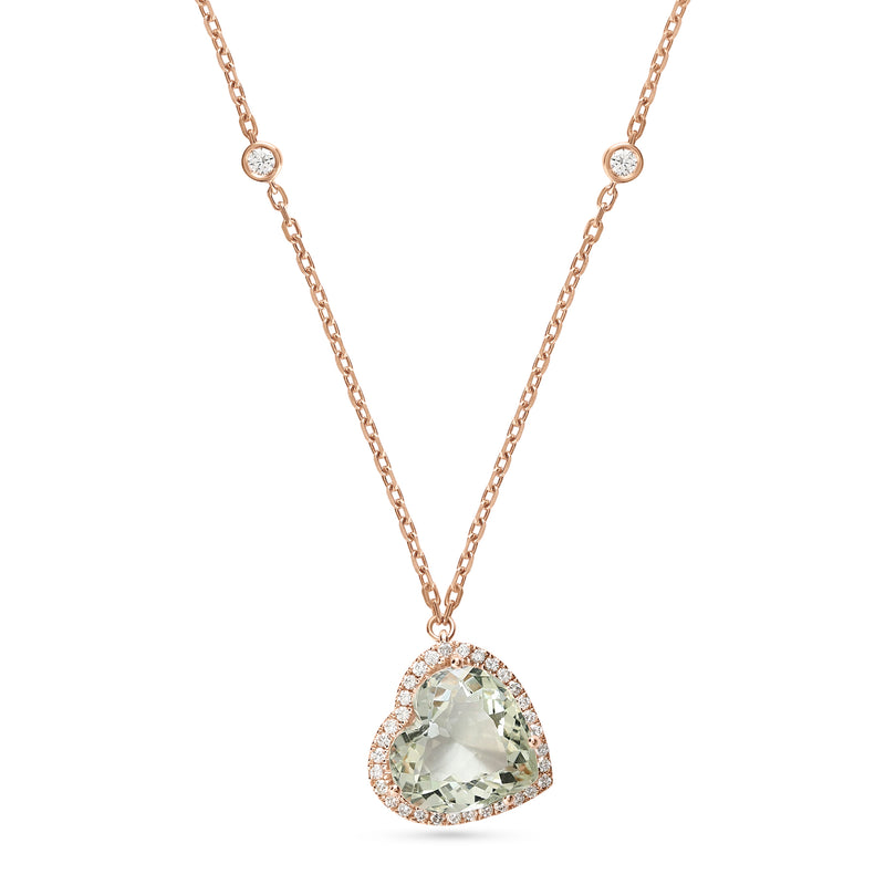 Rose Gold Diamond Pendant